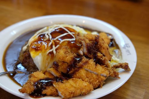 かれー屋伊東で野菜玉子チキンカレー
