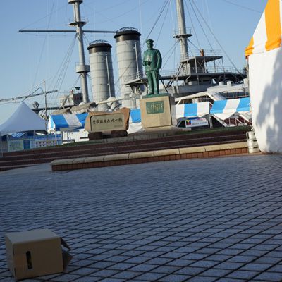 よこすかカレーフェスティバル2017準備状況の偵察を開始する。