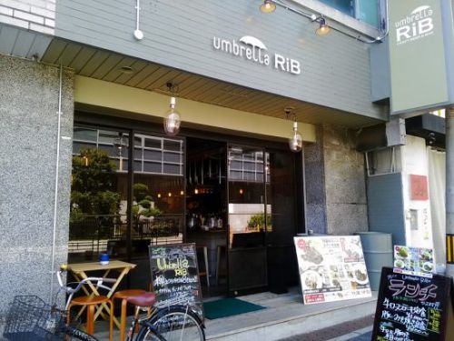 梅田兎我野町のumbrella RiB(アンブレラ リブ)でワンコイン500円の牛すじカレー!ご飯大盛り無料!
