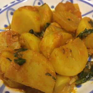 カブと大根のカレー