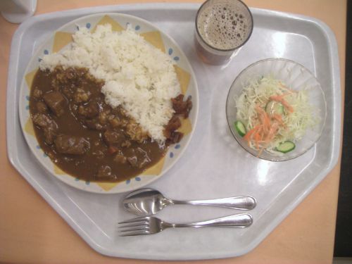 【学食のカレー】城西国際大学 東京紀尾井町キャンパス1号棟 学生食堂 2014/6