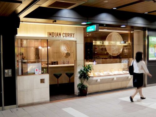 インデアンカレー 堂島店「インデアンスパゲッティ大、ピクルス大」in 大阪 梅田