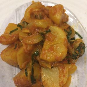 カブのドライカレー