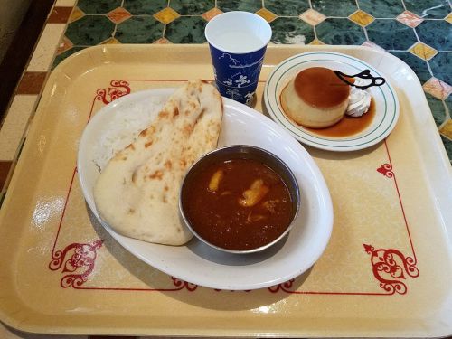 ディズニーシー カスバフードコートのチキンカリー