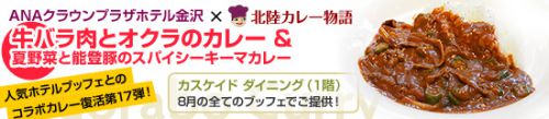 【カスケイドダイニング】2017年8月のコラボカレーは「牛バラ肉とオクラのカレー」など2種!