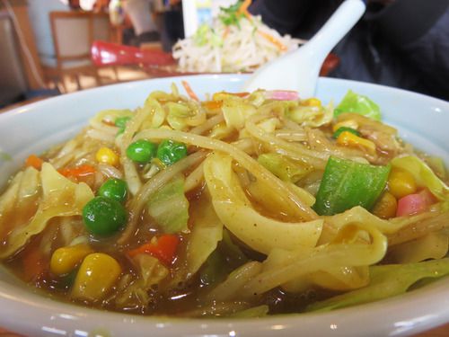 【福岡】カレーちゃんぽん&すり鉢味噌ラーメン♪@博多一楽ラーメン 松島店