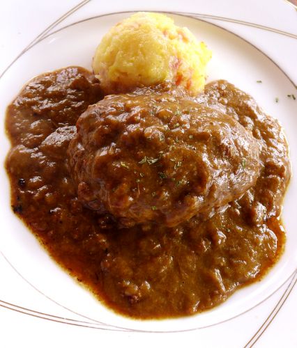 モダンレストランたかはし カレーハンバーグランチ!デザートコーヒー付き!(広島市安佐南区祇園)