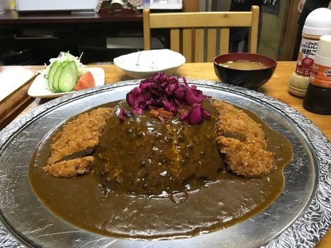 【デカ盛り】あまり情報のない特盛りカツカレーを食べに日帰り遠征【大食い】いなかめし和郷(栃木県 大田原市)