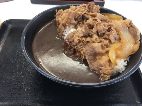 この前食べた吉野家の牛黒カレー丼。
特筆は、特にないです
