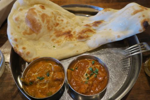 ディープジョティの2種盛りカレーセット(2017年9月16日)