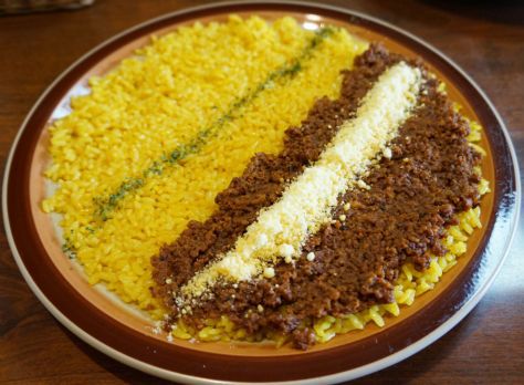 吉川美南「インディー」美しいデコレーションのドライカレー、インディーカレー。どれも美味しいね。