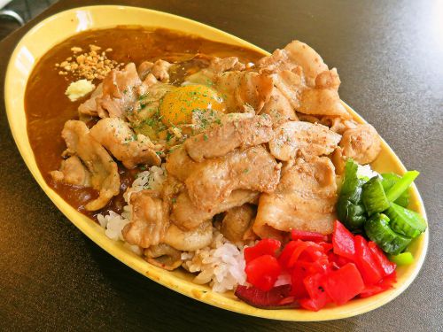 [2017.04.27] スタミナカレー マッスルパンチ (北17条店)「スタミナカレー・肉増」