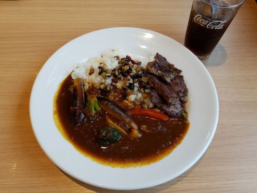 デニーズ雨の日限定!牛ロースカットステーキカレー