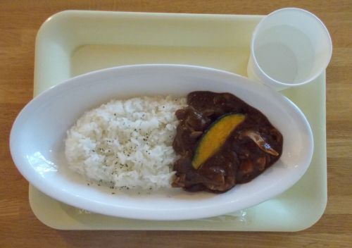 【学食のカレー】国際教養大学 生徒会館 College-Cafe キノコカレー 2017/9