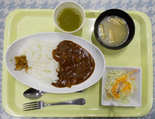 帝京平成大学 中野キャンパス IVY Cafe カレーライスセット レポ 2014/12