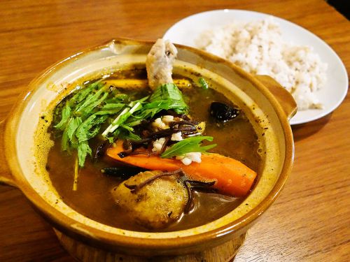 [2016.10.21] Curry Shop ALLEGLA(アレグラ)「スープカレー チキンともち麦」