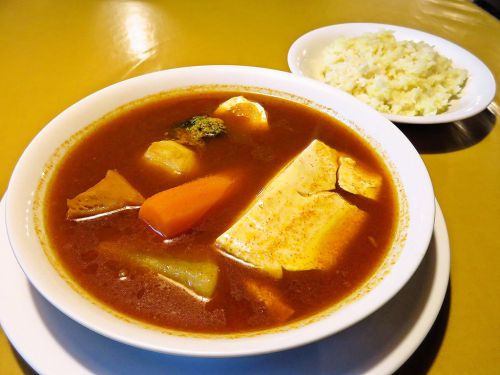 [2016.12.06] こうひいはうす「寄せ豆腐カレー」