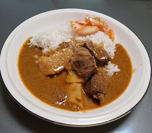 イノシシカレー、作った!