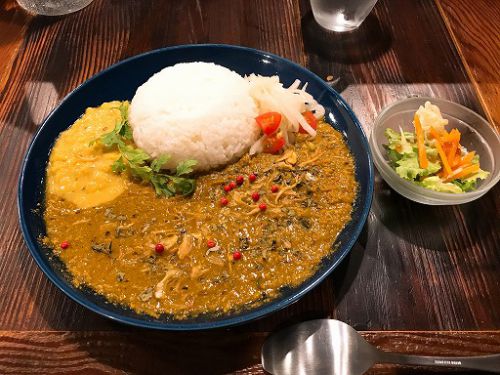 本日のLunch(2018/04/22)スパイスカレー ADDICT アディクト