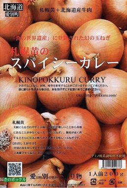 きのポックル 札幌黄のスパイシーカレー