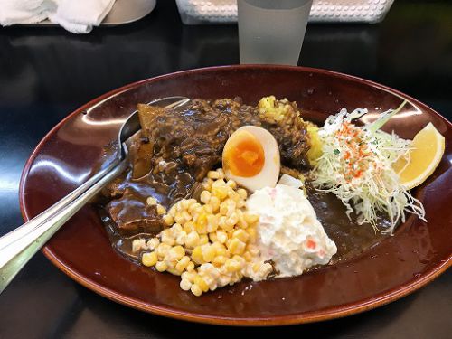 本日のLunch(2018/07/10)カレーは飲み物。 ニュー新橋ビル店