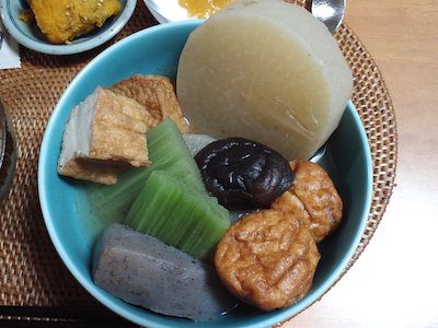 おでん→カレー