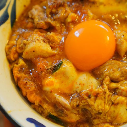 北中城村・涼しくなってきたので「SANS SOUCI」でほっこりスパイシーカレー親子丼を食べてきました。