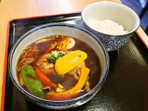 [2018.08.18] 酔月亭「酔月カリー椀(和風スープカレー)」