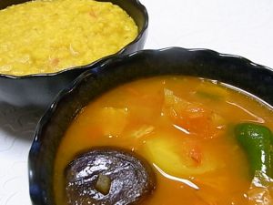 ベジタブルカレー・キチュリ