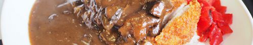 創業30年超! 製麺所直営食堂「麺どころ 加賀獅子」のカツカレー(石川県野々市市)
