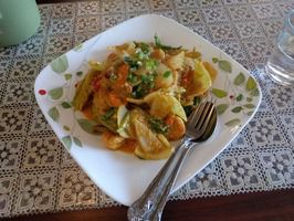 11月30日の昼カレー