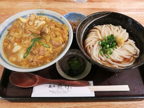「麺屋 爽月」-71 粉浜 気まぐれメニュー?カレー親子丼+ぶっかけ冷! 190321