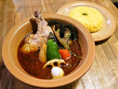 [2018.12.03] 札幌スープカレー dip (ディップ)「チキンレッグ」