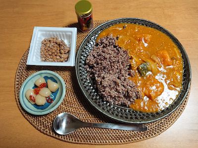 ありがとう、キーマかぼちゃカレー!