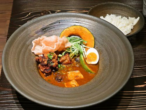 [2019.06.08] スープカリー 奥芝商店 PASEO実家「ボトムからあげカリーの巻」