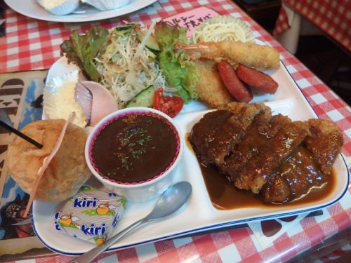 おおもりめしのこふじ/洋食こふじ@西元町・大倉山 「ビフカツにエビフライと魚のフライにカレーまで付くワルサーPランチがええねん!」