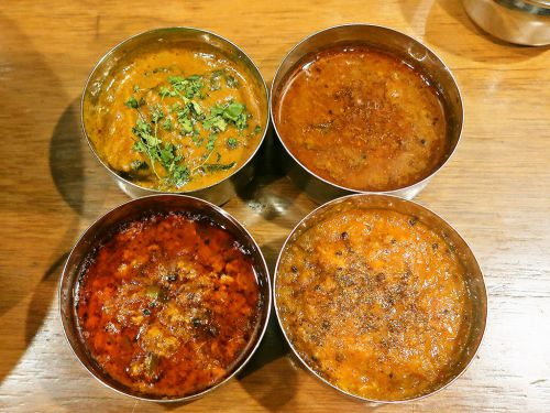 [2019.06.27] SPICY CURRY 魯珈 (スパイシーカリーろか)「魯肉飯／ぷちカレー四種／ラムカレー(ビンダル風)」