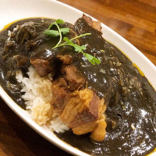ワイルドワイドな中華、上海角煮カレー/グリルアンドバー ハナヤ (GRILL&Bar Hanaya)西武新宿