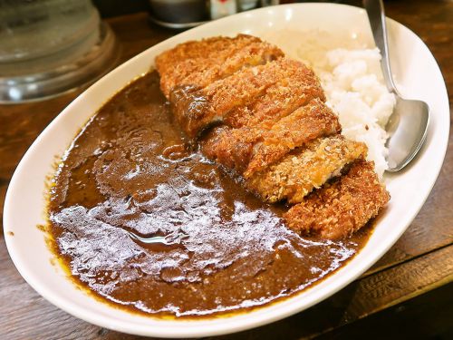 [2019.08.12] らーめん優月「厚切りカツカレー」