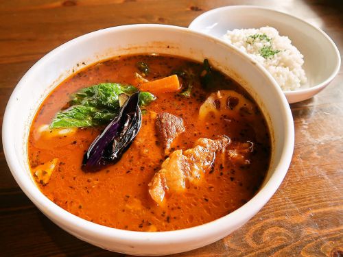[2019.08.19] Curry＆Cafe グーニーズ 中央店「豚角煮」
