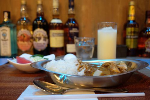 海軍カレーアンカーズでチキンカレー