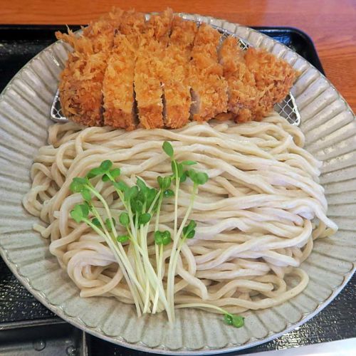 「火入れ研究所」 駒川中野 カレーつけ麺+ロースとんかつ!〆に半ライス☆ 181009