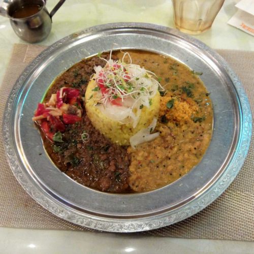 「あいがけカレー (2020年02月) 」旧ヤム鐵道 in バルチカ ルクア大阪 梅田 大阪