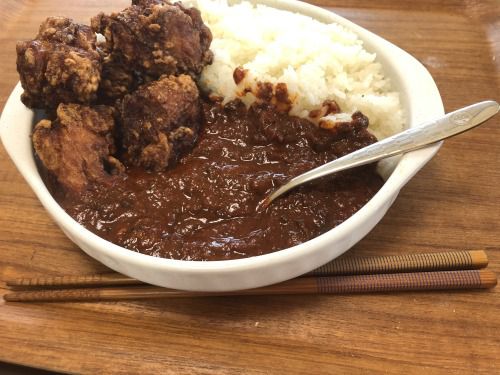 【2019一年分まとめUP】
牛すじカレーアレンジ後+唐揚げ