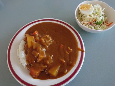 腹八分目、ポークカレー、カレー週間