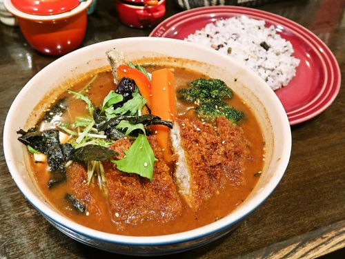 [2019.10.05] 札幌スープカレー HIGUMA(ヒグマ)「スープカレー・サクサクとんかつ」