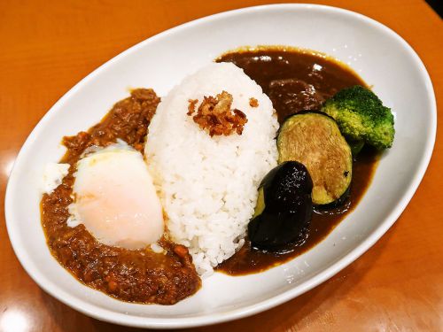 [2019.12.14] スープカレーとカレーの店 天馬 札幌ステラプレイス店「ビーフカレー＆キーマカレー」