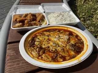 超病みつきの美味しさのチーズカレー麻婆豆腐がテイクアウト可能になりました! 天神橋4丁目 「黒龍天神樓」
