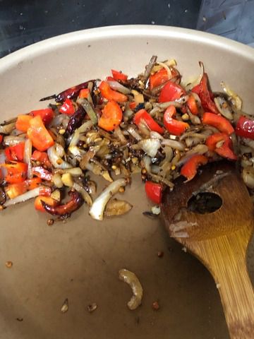 【カリフラワーとひよこ豆のヘルシーカレー】を作りました