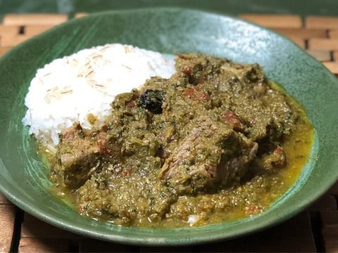 「骨なし豚スペアリブと小松菜のカレー」作りました!